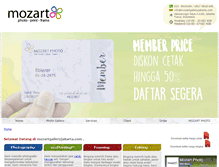 Tablet Screenshot of mozartgalleryjakarta.com